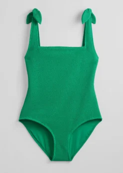 Maillot De Bain Texturé à Nouer
