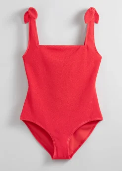 Maillot De Bain Texturé à Nouer
