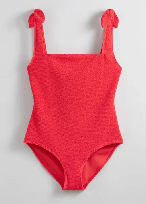 Maillot De Bain Texturé à Nouer
