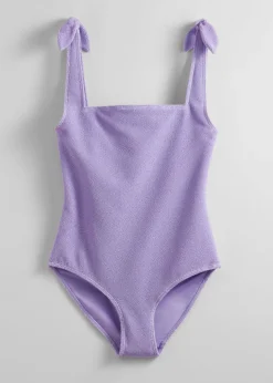 Maillot De Bain Texturé à Nouer