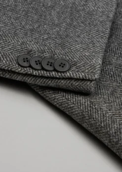 Manteau à Double Boutonnage Avec Chevrons