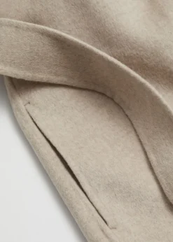 Manteau Ceinturé Court