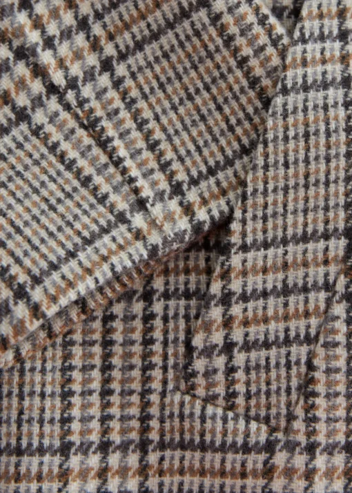 Manteau En Laine Croisé De Coupe Décontractée