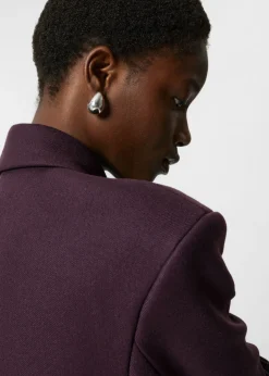 Manteau Long En Laine Mélangée