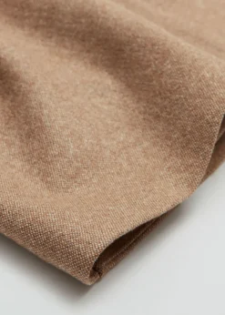 Mini-jupe Asymétrique En Tweed