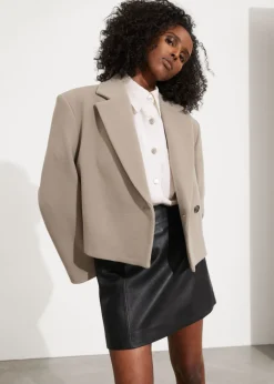 Mini-jupe En Cuir
