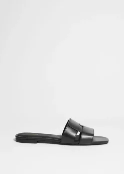 Mules En Cuir