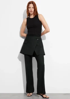 Pantalon Avec Jupe Portefeuille