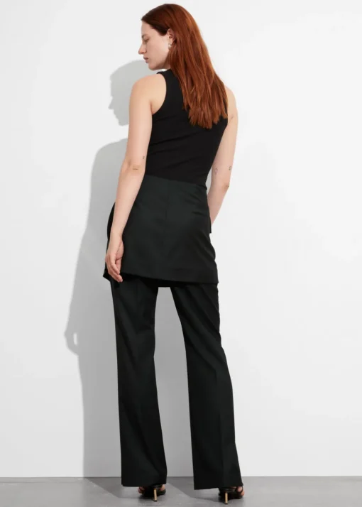 Pantalon Avec Jupe Portefeuille