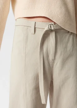 Pantalon Ceinturé Décontracté