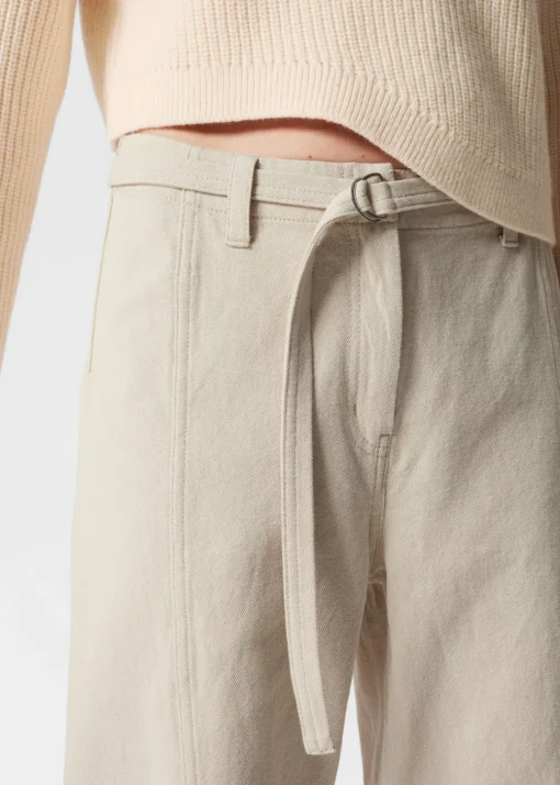 Pantalon Ceinturé Décontracté