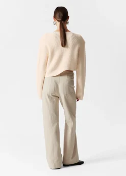 Pantalon Ceinturé Décontracté