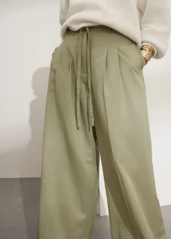 Pantalon Ceinturé Large