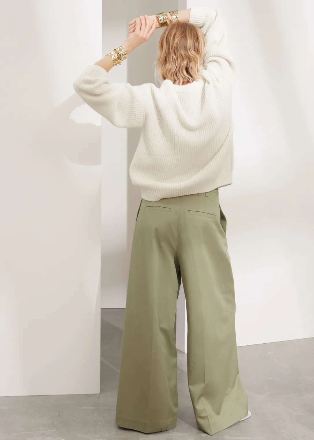 Pantalon Ceinturé Large