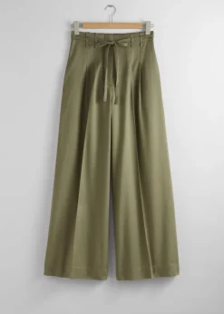 Pantalon Ceinturé Large