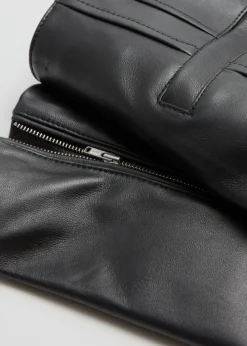 Pantalon Court En Cuir