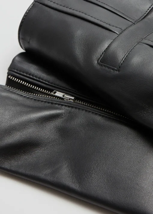 Pantalon Court En Cuir