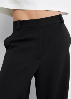 Pantalon Large à Plis Marqués