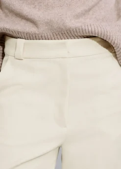 Pantalon Large à Plis Marqués