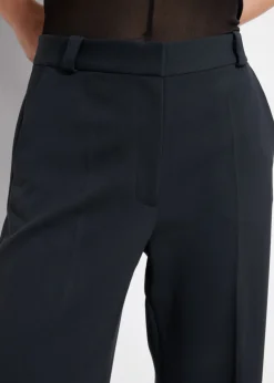 Pantalon Large à Plis Marqués