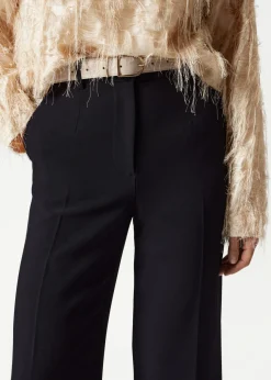 Pantalon Plissé Et évasé