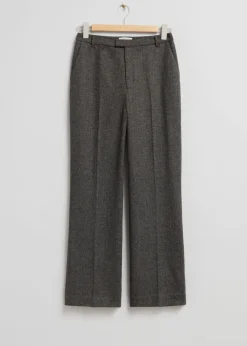 Pantalon Slim Habillé Et évasé