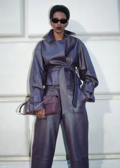 Pantalons En Cuir