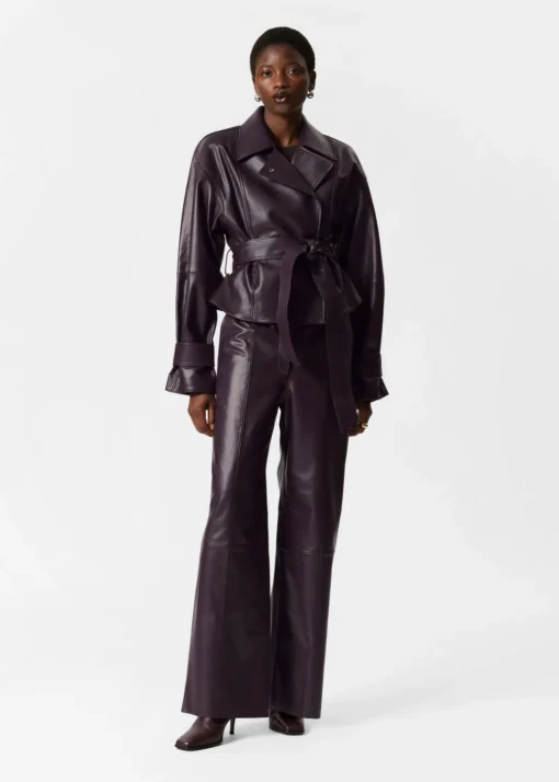 Pantalons En Cuir
