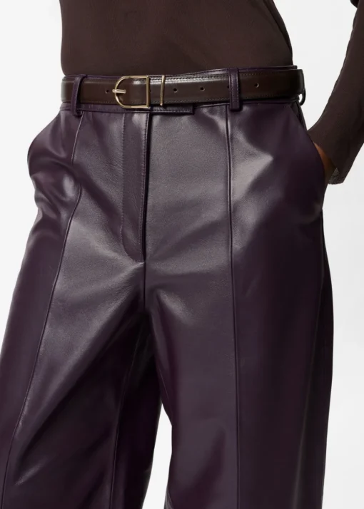 Pantalons En Cuir
