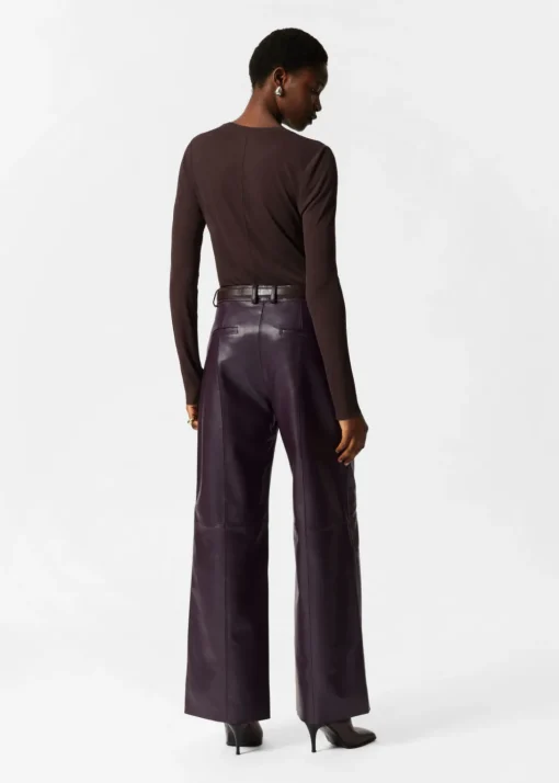 Pantalons En Cuir