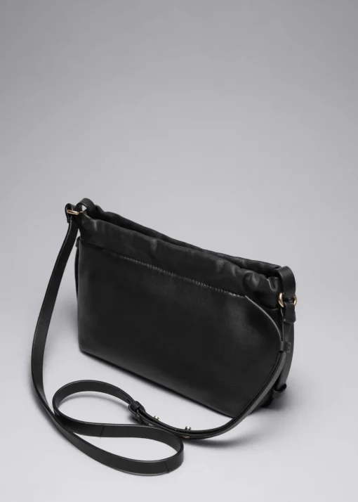 Petit Sac Porté épaule En Cuir à Cordon De Serrage