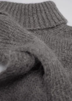 Plastron à Col En Mohair