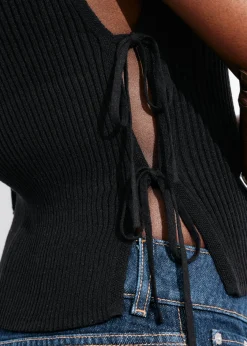 Plastron à Col Semi-transparent