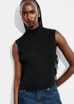 Plastron à Col Semi-transparent