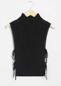 Plastron à Col Semi-transparent