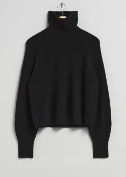 Pull à Col Semi-montant En Cachemire