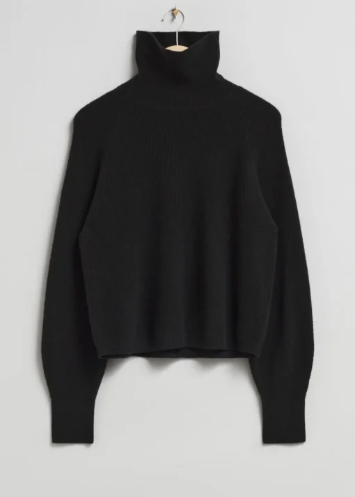 Pull à Col Semi-montant En Cachemire