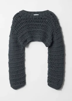 Pull Court à Mailles Ouvertes