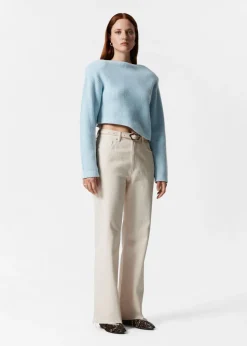 Pull Côtelé Asymétrique
