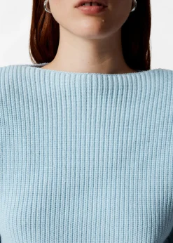 Pull Côtelé Asymétrique