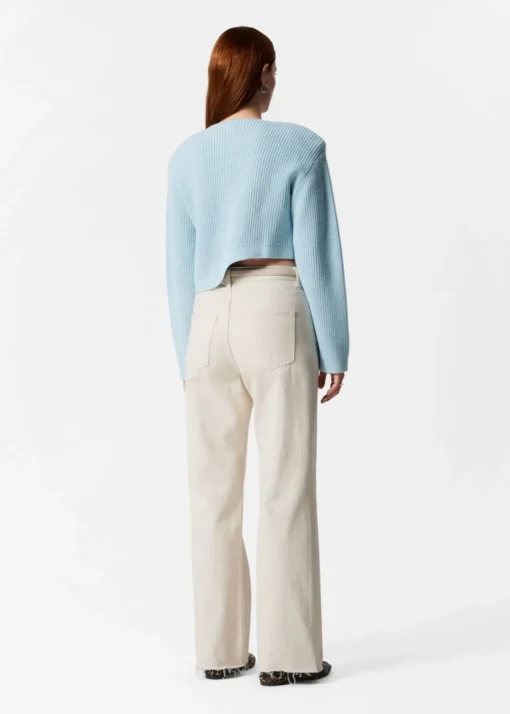 Pull Côtelé Asymétrique