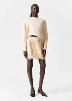 Pull Côtelé Asymétrique