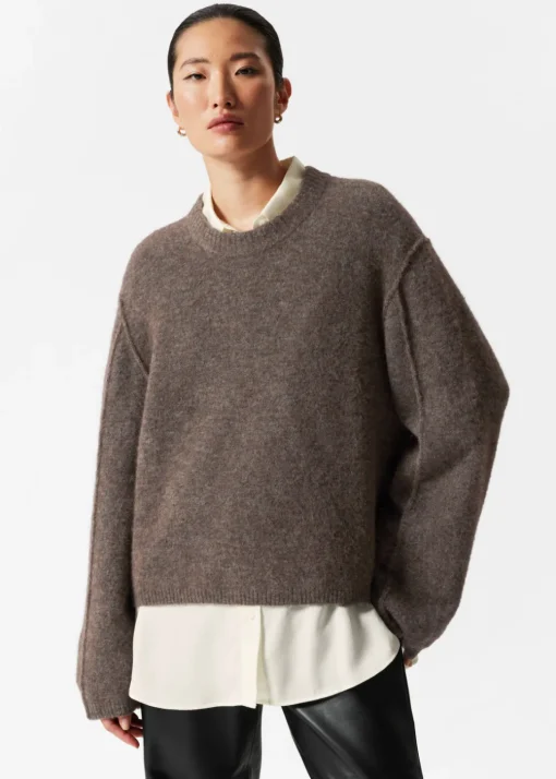 Pull En Alpaga Mélangé
