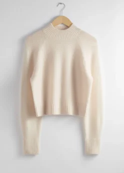 Pull En Laine à Col Montant