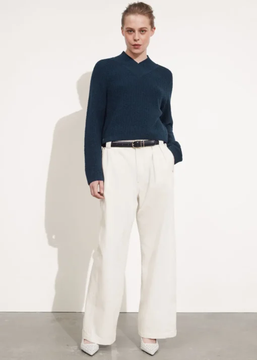 Pull En Maille à Col V