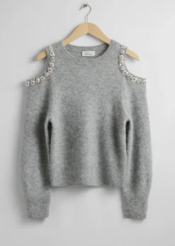 Pull En Maille à Découpes