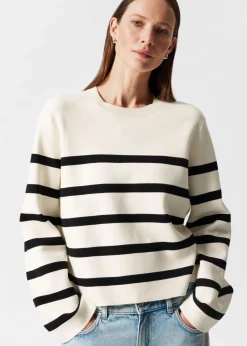 Pull En Maille à Manches Larges