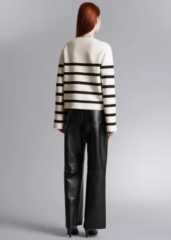 Pull En Maille à Manches Larges