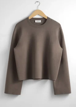 Pull En Maille à Manches Larges