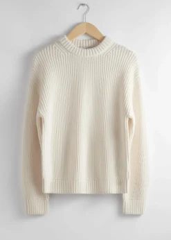 Pull En Maille Côtelée